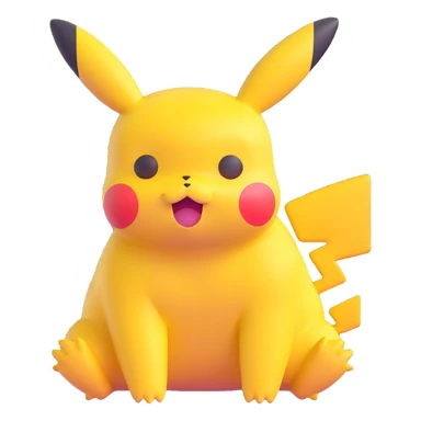 tired Pikachu sticker
