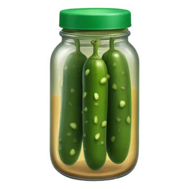 Pickle jar sticker