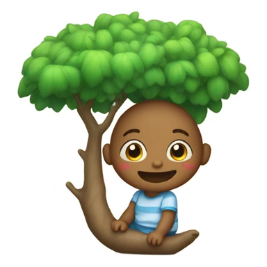 Bebé montando un sapo sticker