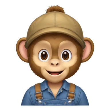 changuito con overol sticker