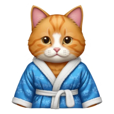 scottish cat with bathrope sticker