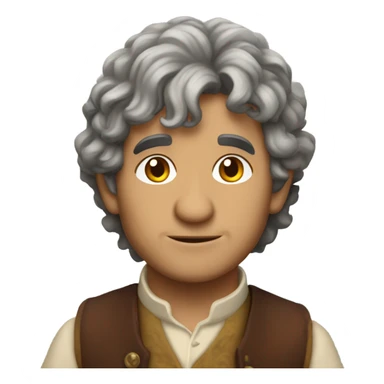 Hispanic bilbo baggins sticker