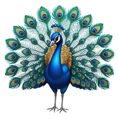 Peacock single Features  sticker