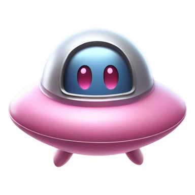 Kirby ufo sticker