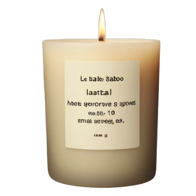 le labo santal candle sticker