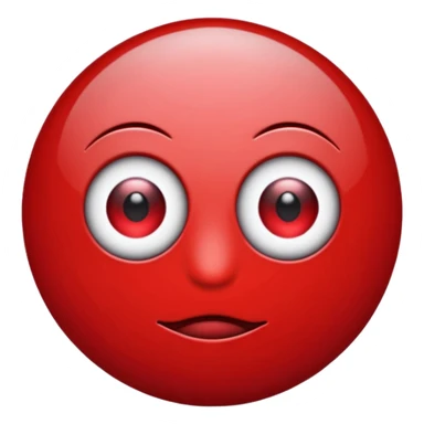 Red eye emoji sticker