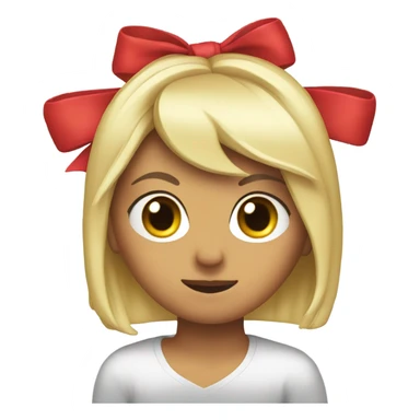 The word slay with a bow sticker