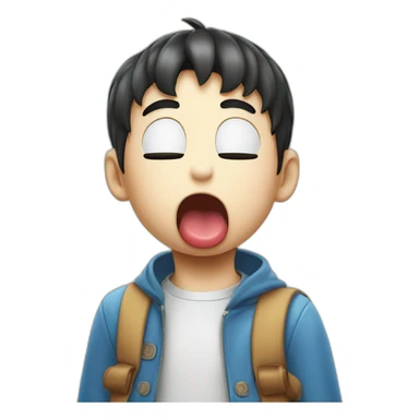 Doraemon sending kisses sticker