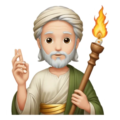 God with joint in his hand sticker