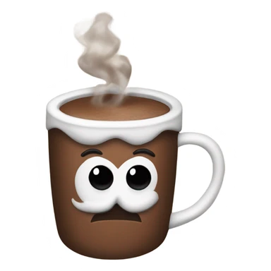Hot cocoa sticker
