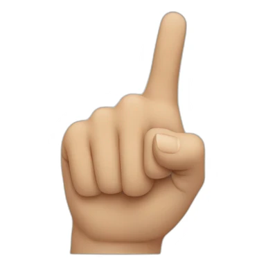 hand pointing something  sticker