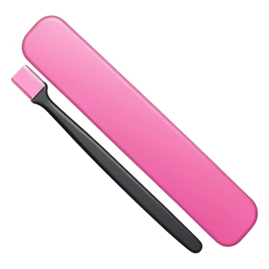 Pink nail file sticker
