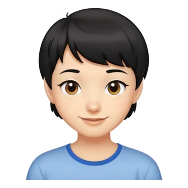 i have black short hair with littlebit fringe. i have 2 little moles on my left cheek wich is not far from my eye and my ear. i have sweet smile. i like wear shirt sticker