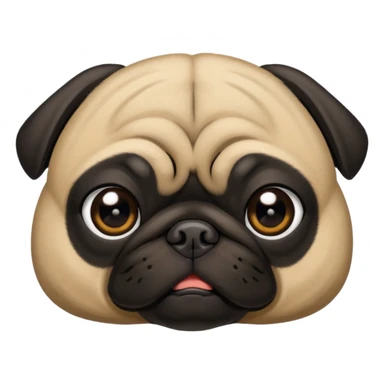 Pug morto sticker