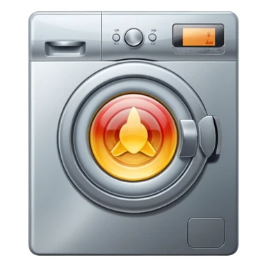 washing machine inside circle sticker