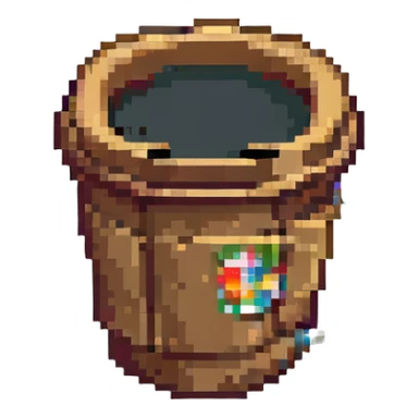 A coffee cup sticker