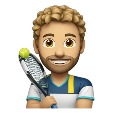 Padel-player-in- sticker