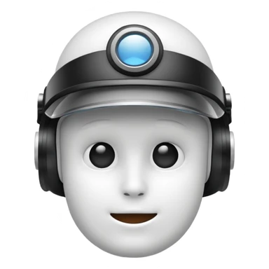 creame un emoji  de amog us con un visor sticker