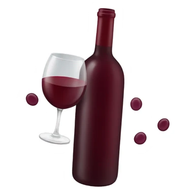 wine red emojis sticker