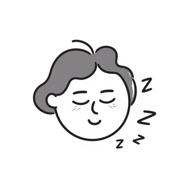icon sleep face zzz sticker