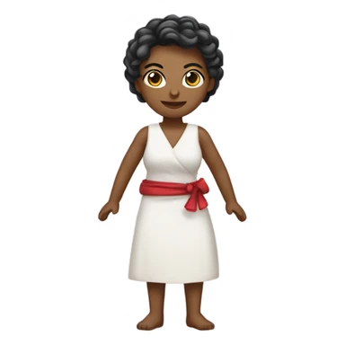 Uma mulher de corpo inteiro sarada e loira vestida de maneira elegante sticker