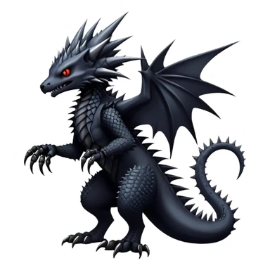 Gothic badass cool complex aesthetic-scenery-Fakémon-creature (full body) sticker