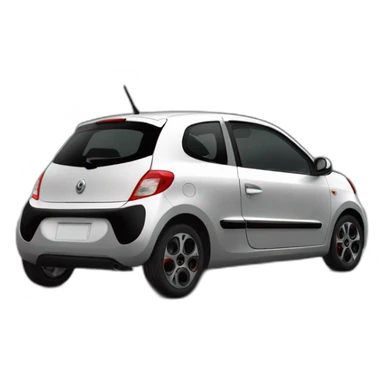 Twingo noir sticker