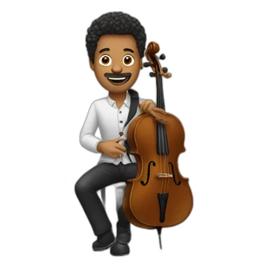 Jul musicien  sticker