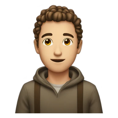 Young John from bible sticker