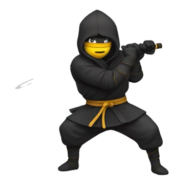 Ninja en train d'hésiter  sticker
