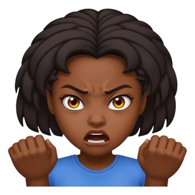 tsion angry black girl ragebait sticker