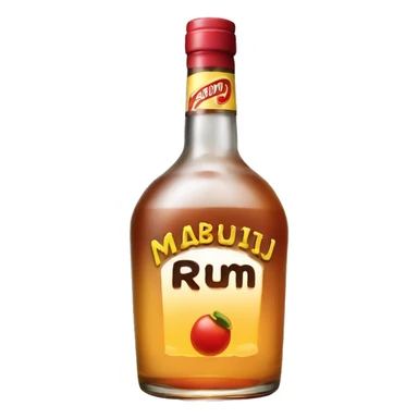 Malibu rum sticker