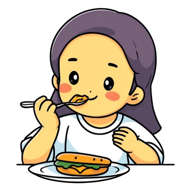 Heba eat sticker