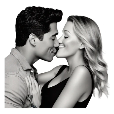 Mario Lopez kissing Blake lively sticker