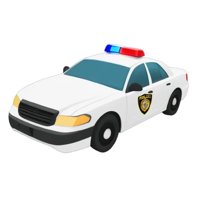 Police chase sticker