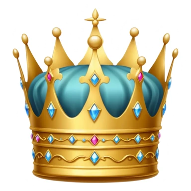 an  old crown in a glass showcase sticker