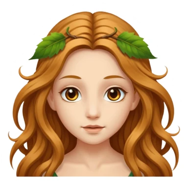 fae with hazel eyes sticker