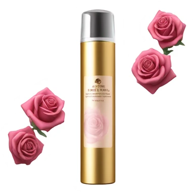 Rose oil tube spray sticker