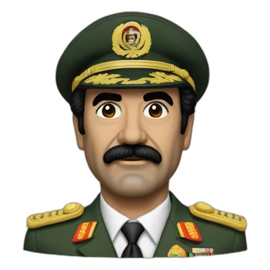Saddam-hussein sticker