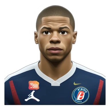 Kylian Mbappe qui stresse sticker