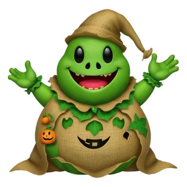 Oogie boogie sticker
