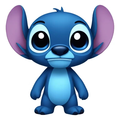 Stitch blue sticker