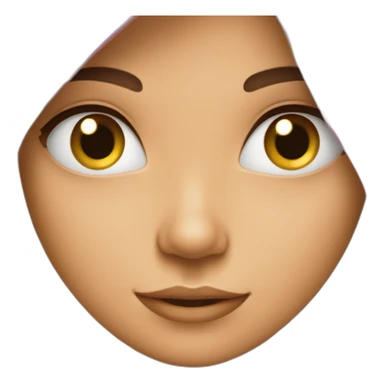 fille avec étoile dans les yeux sticker