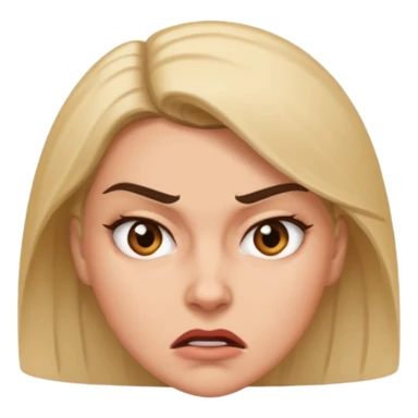 aggressive female boss sticker