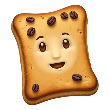raisin rusk without a face  sticker