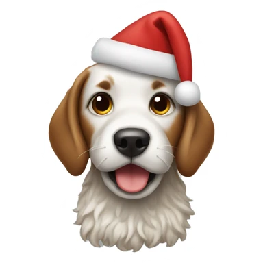 Christmas dog poops sticker