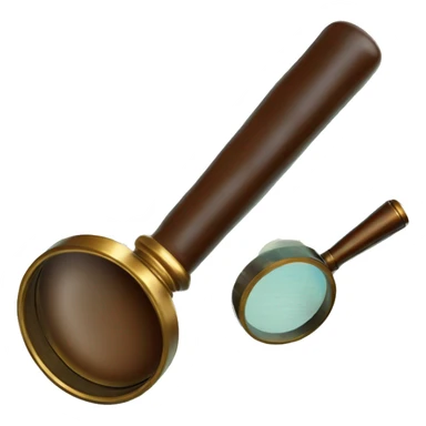 vintage open book with magnifying glass sticker