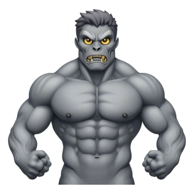 Chest muscle monster sticker