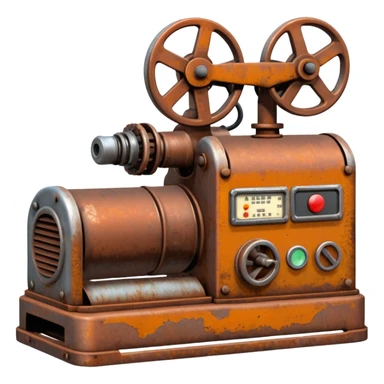 1980s machinery and equipment sticker