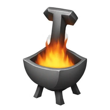 Burning anvil  sticker